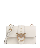 Pinko Love One Mini Crossbody bag bianco seta/antique gold