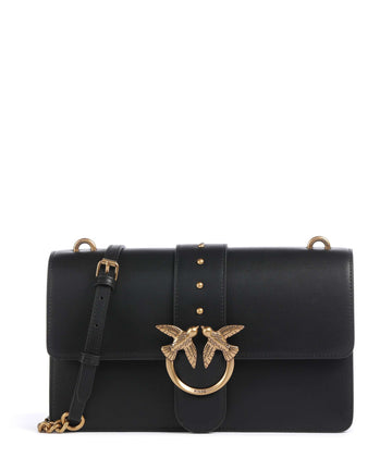 Pinko Love One Classic Crossover väska nero/antique gold