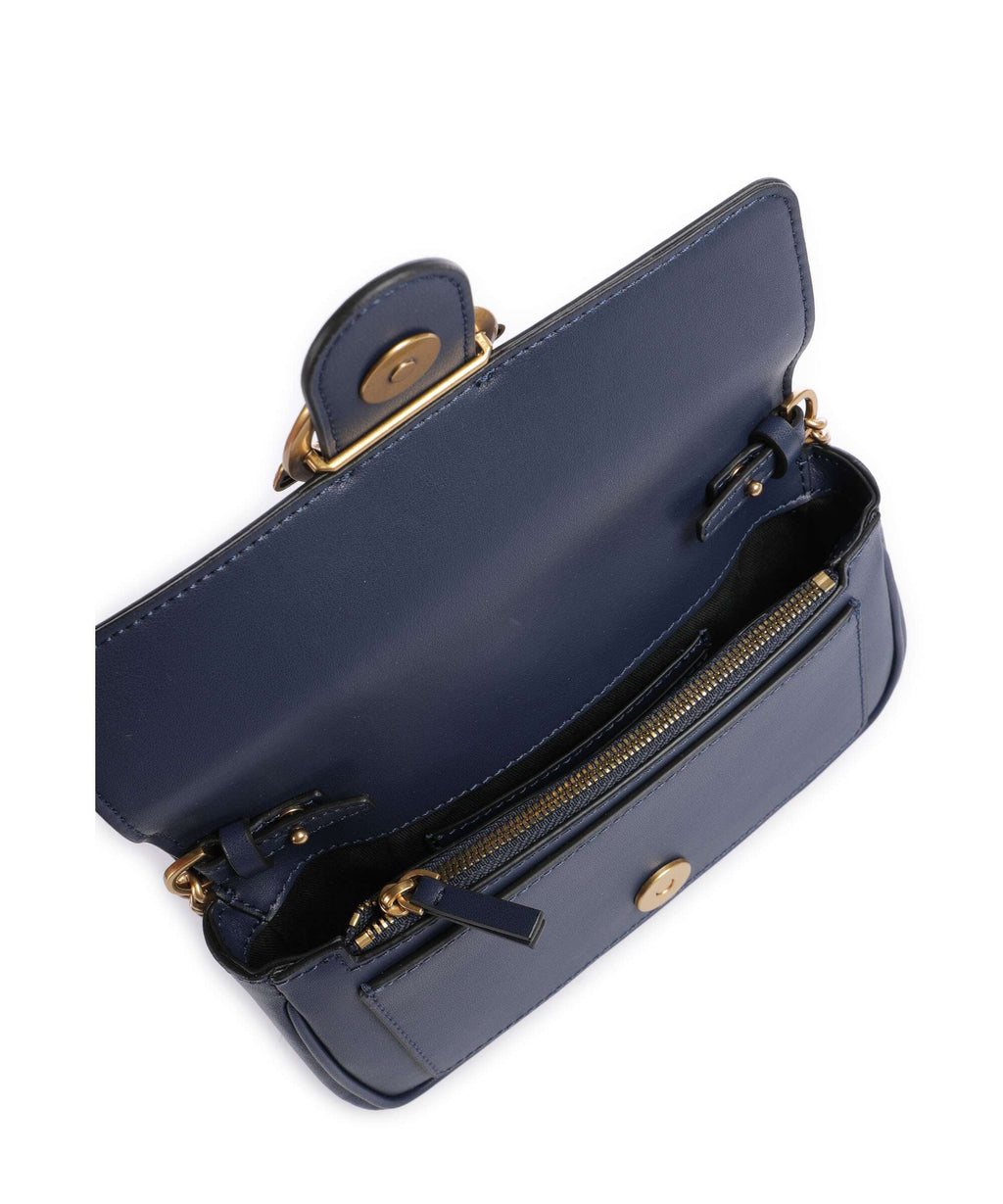 Pinko Love One Pocket Wallet blu indaco ombroso/antique gold