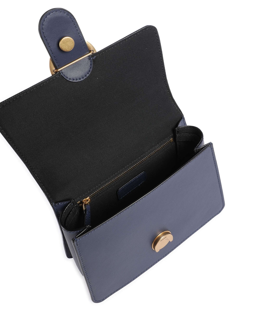 Pinko Love One Mini Handbag blu indaco ombroso/antique gold