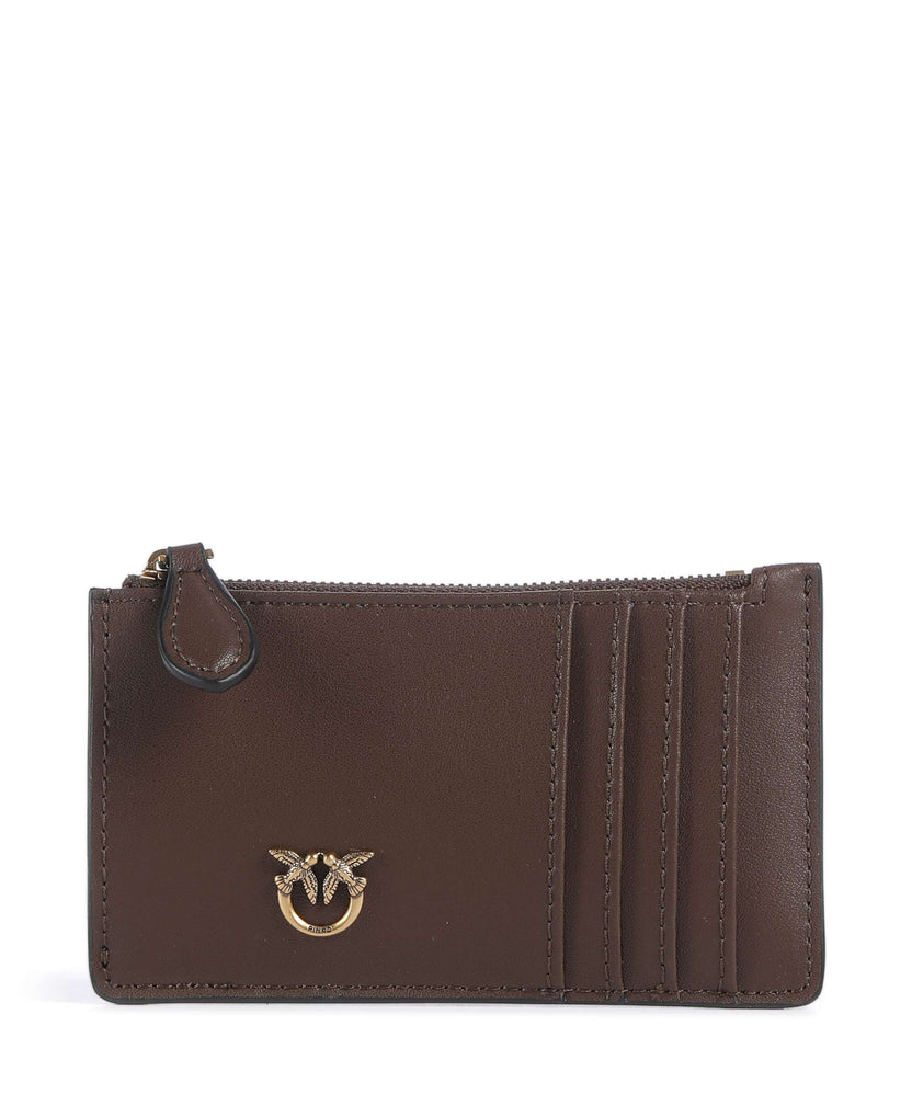 Pinko Airone Credit card holder marrone castano/antique gold