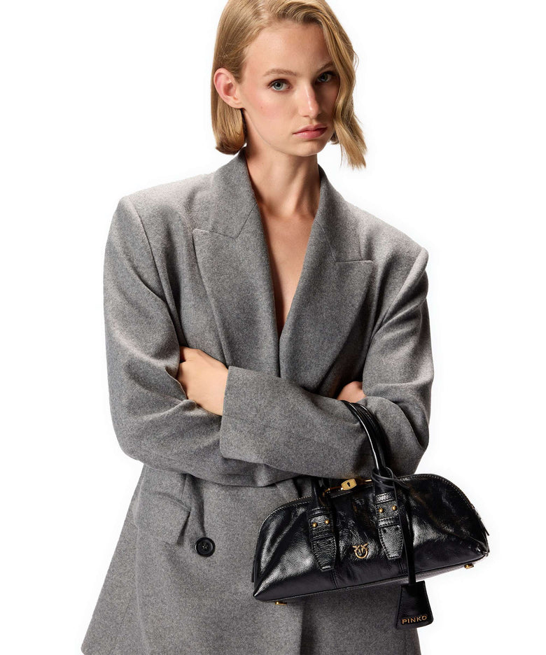 Pinko Bowling Baguette Handbag nero/antique gold