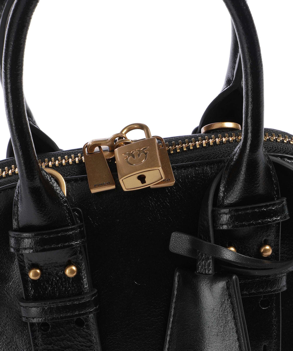 Pinko Bowling Mini Handbag nero/antique gold