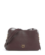 Pinko Triplet Mini Crossover väska rosso mogano/antique gold