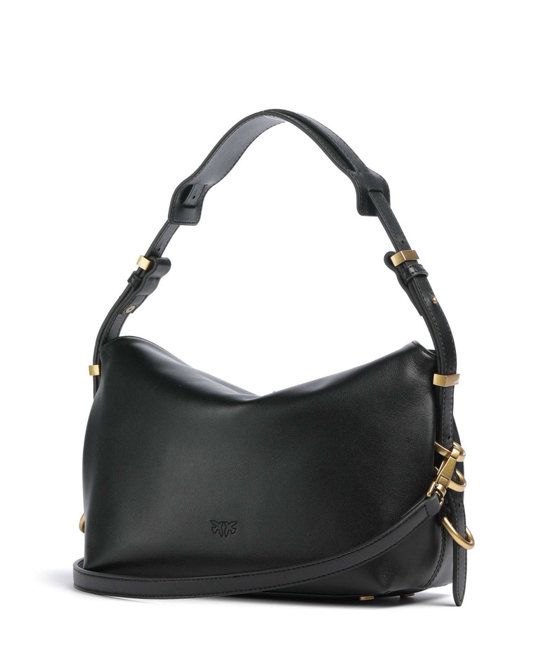 Pinko Saddle Baguette Mini Shoulder bag nero/antique gold