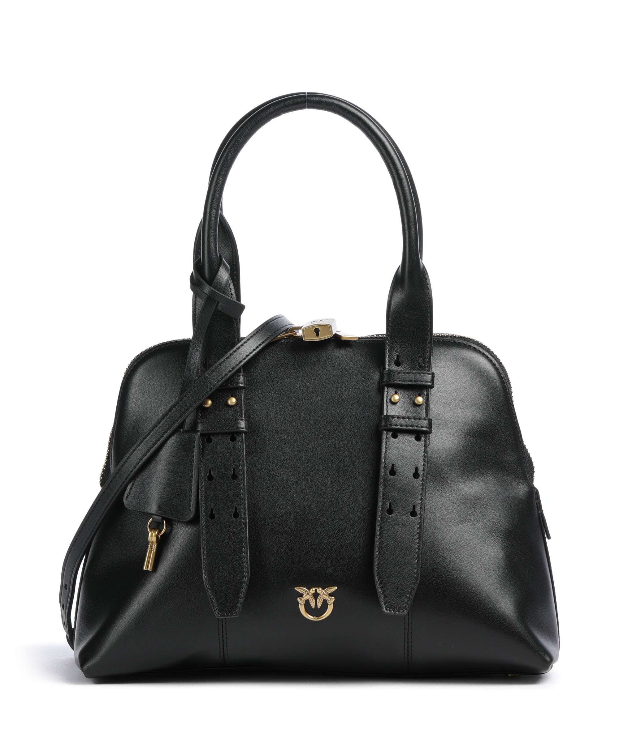 Pinko Bowling Medium Handbag nero/antique gold
