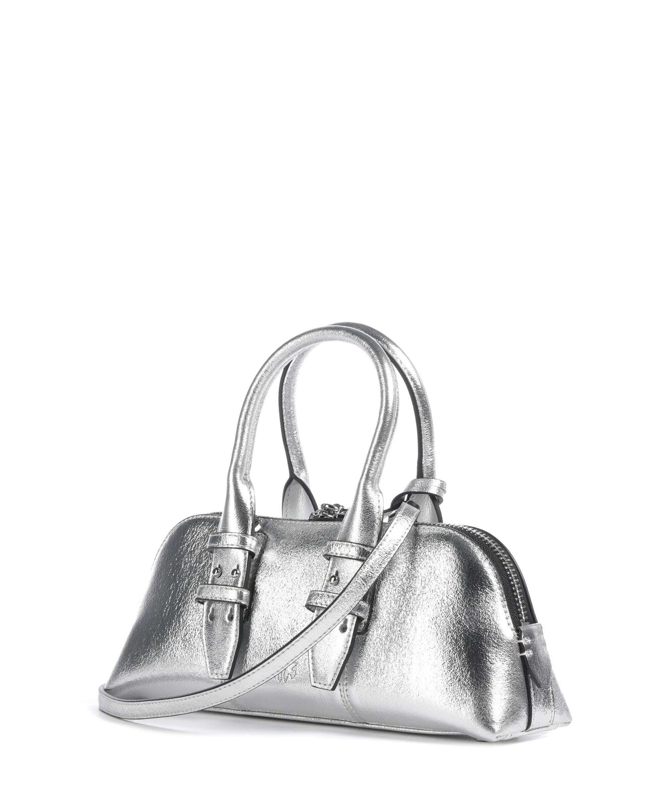 Pinko Bowling Horizontal Handbag argento/nickel lucido