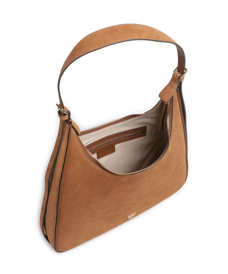 Pinko Miss Pinko Classic Hobo bag marrone gold mordore