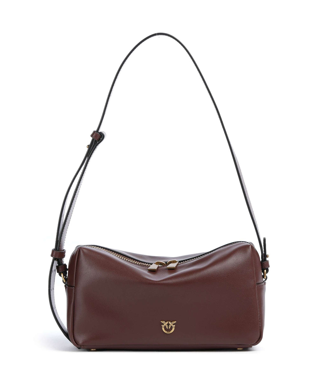 Pinko Shoulder bag burgundy wine/antique gold