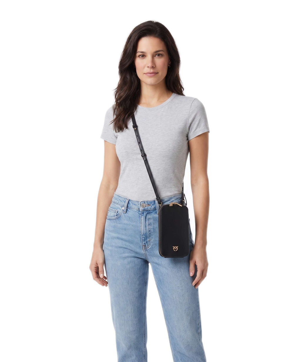 Pinko Phone bag nero/antique gold