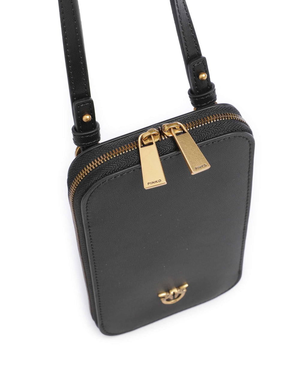 Pinko Phone bag nero/antique gold