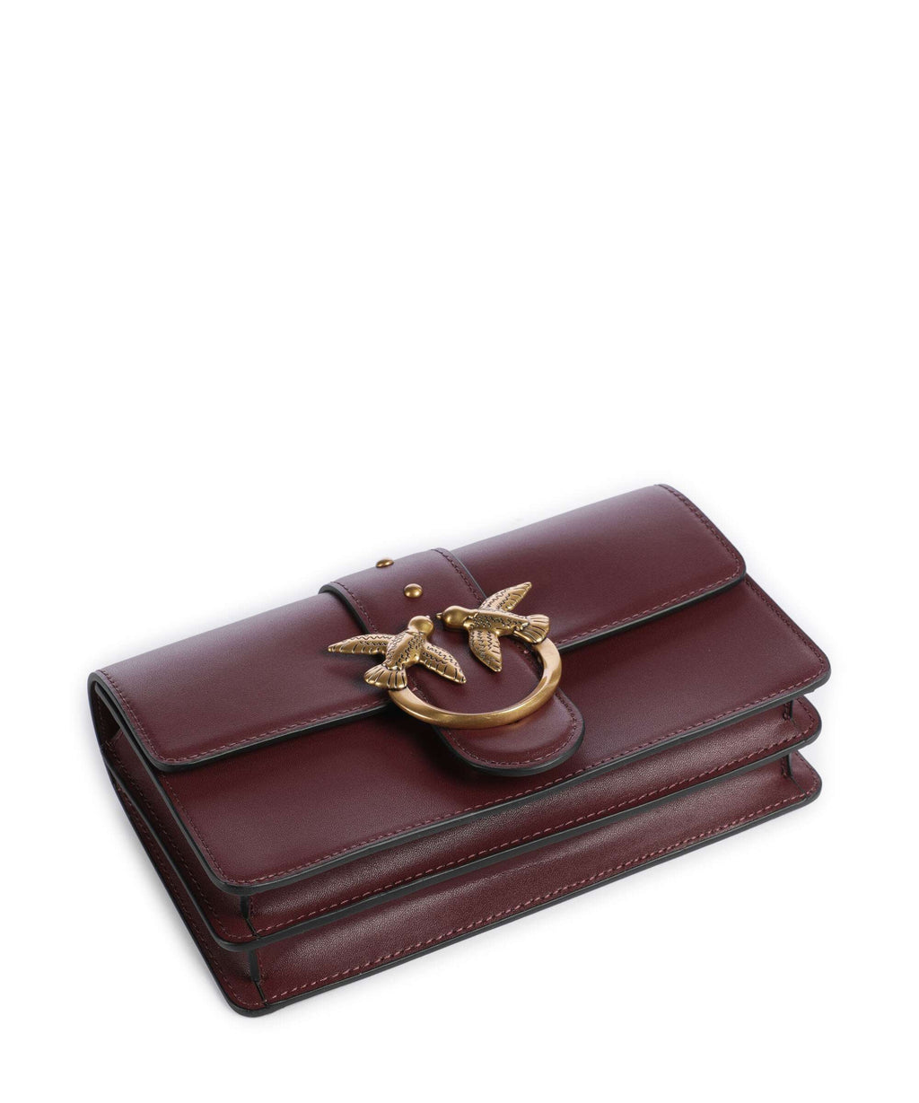 Pinko Love One Mini Crossbody bag ribes intenso/antique gold