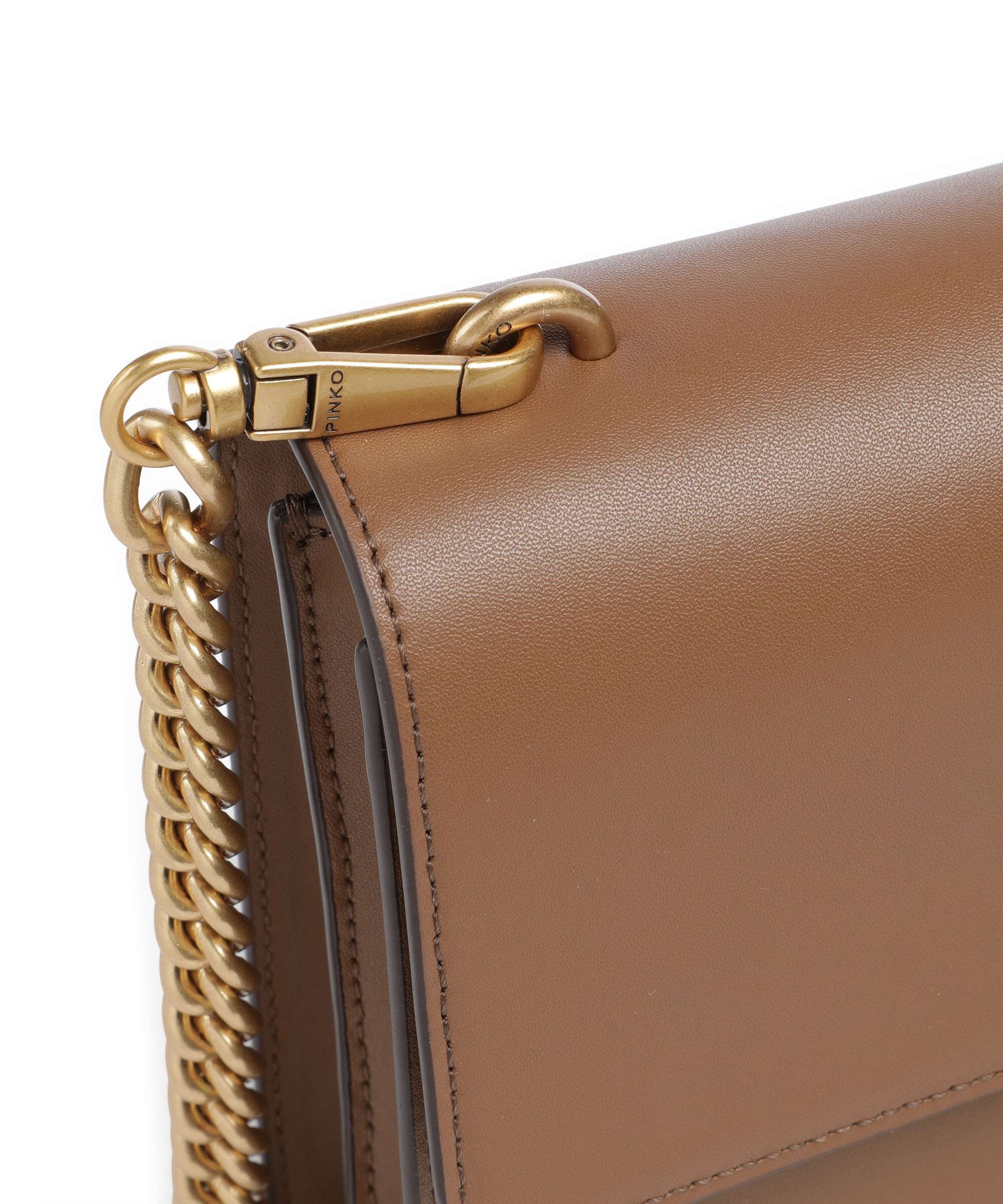Pinko Love One Classic Crossbody bag marrone cognac/antique gold