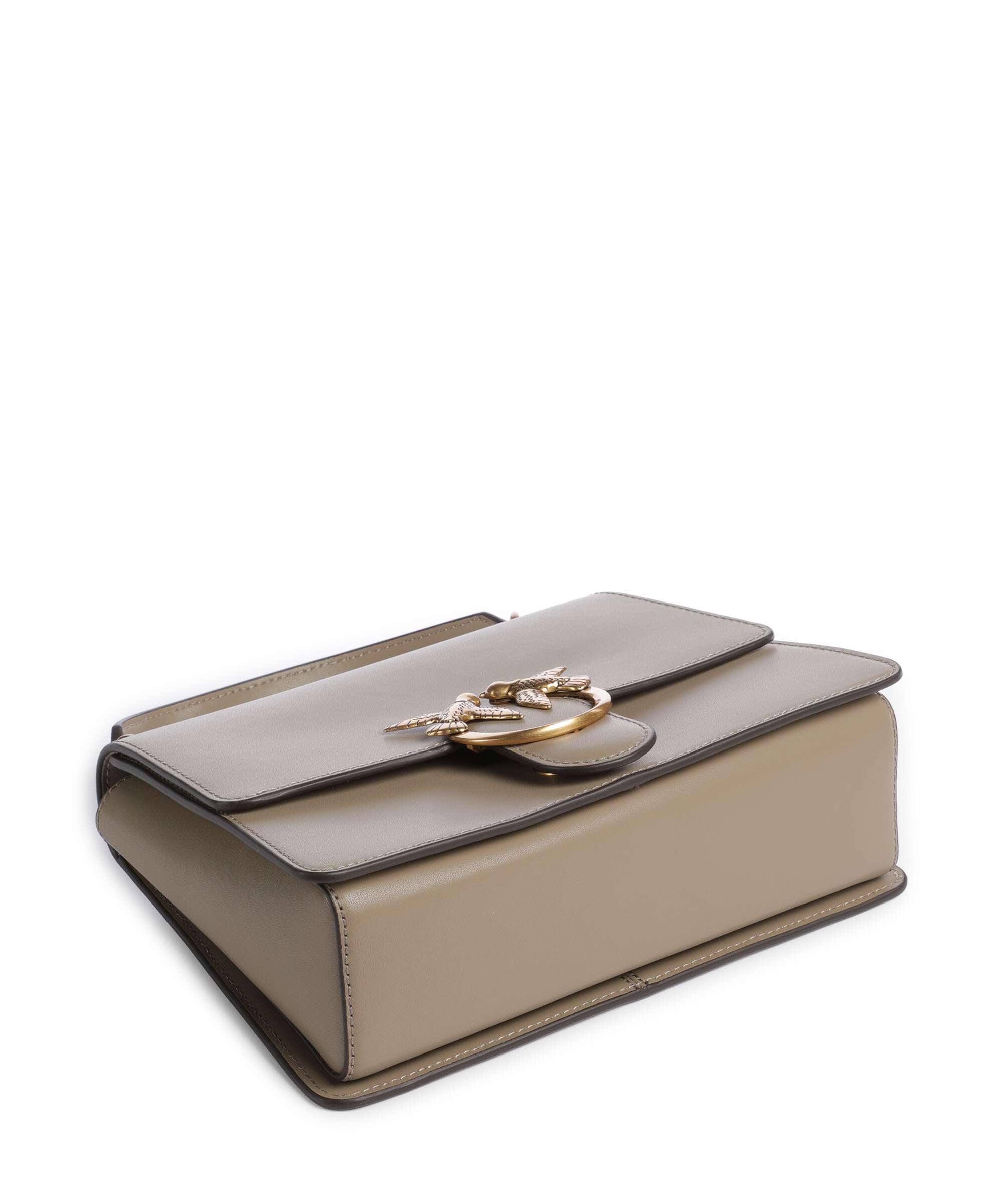 Pinko Love One Classic Handbag grigio talpa/antique gold