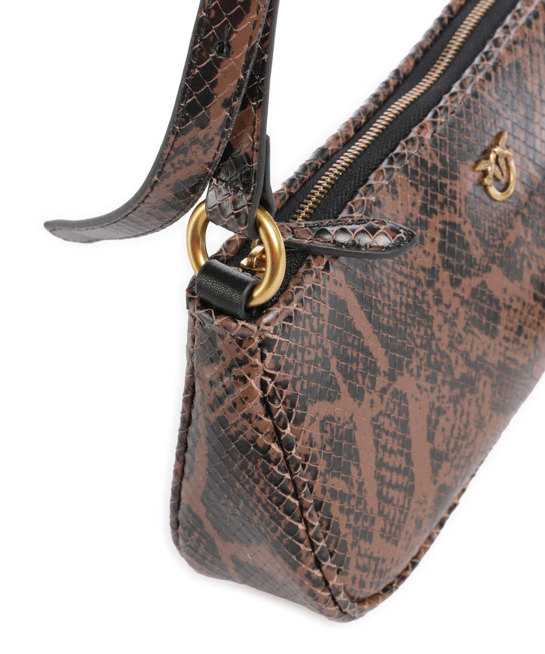 Pinko Half Moon Mini Crossbody bag roccia/marrone/antique gold