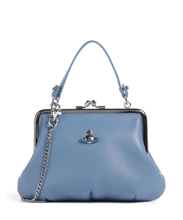 Vivienne Westwood Granny Frame Nappa Crossover väska blue