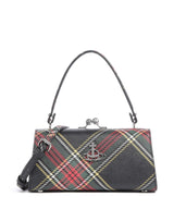 Vivienne Westwood Doll Frame Saffiano Printed XL Handväskor chelsea tartan