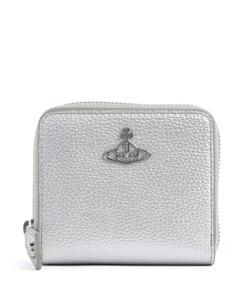 Vivienne Westwood Grain Medium Wallet silver