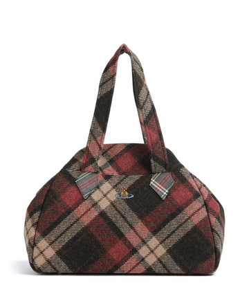 Vivienne Westwood Archive Harris Tweed Check Large Shoppingväska light check