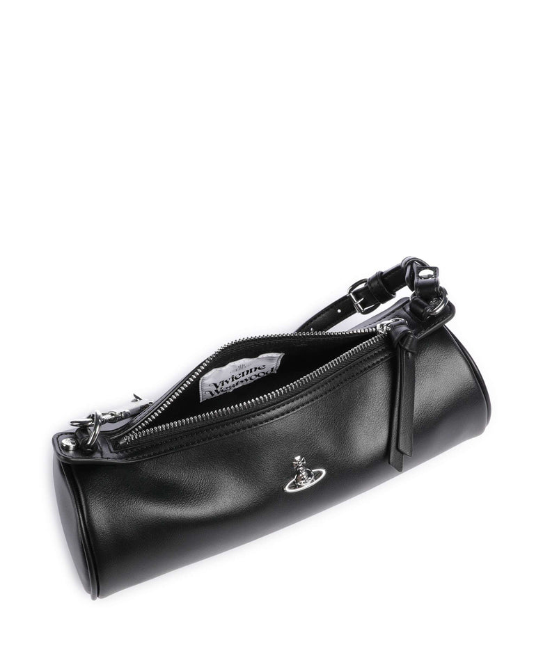 Vivienne Westwood Cindy Cylinder Smooth Shoulder bag black