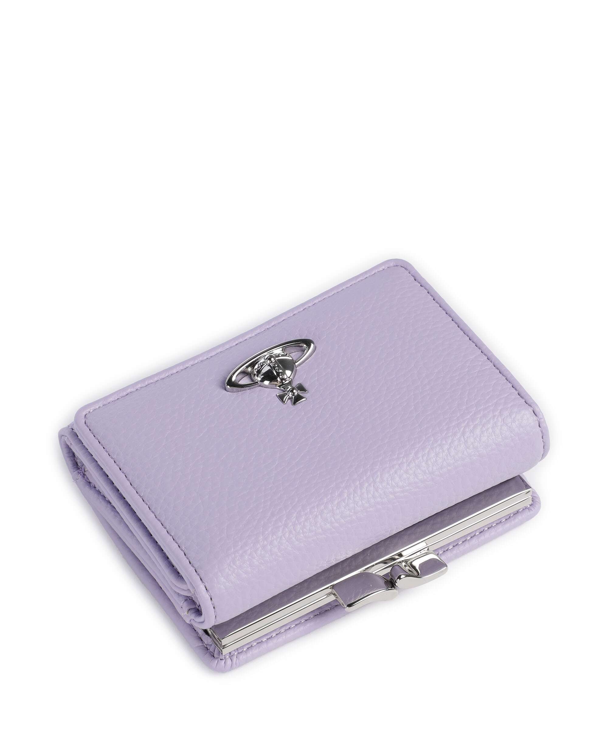 Vivienne Westwood Frame Grain Small Wallet lilac