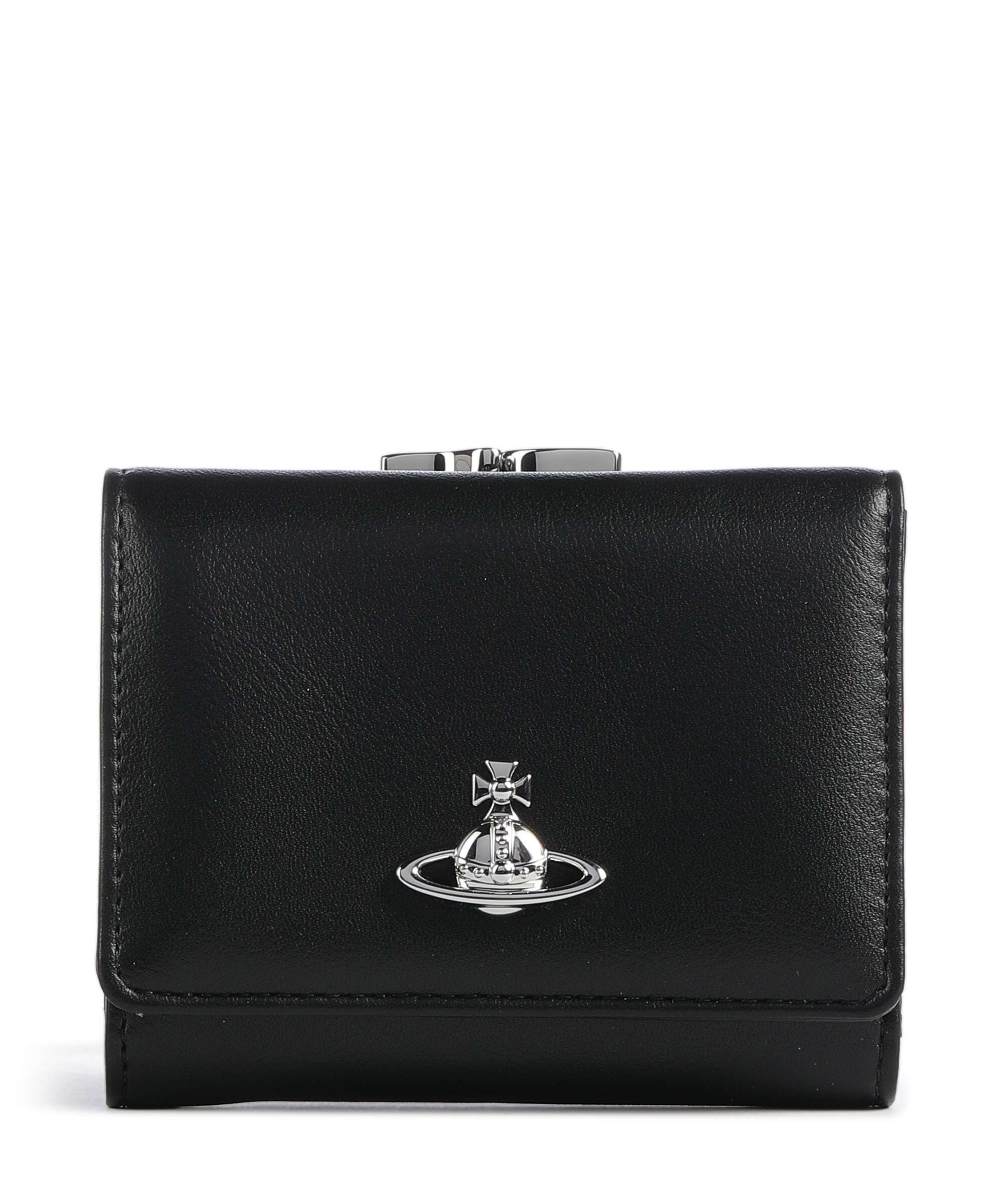 Vivienne Westwood Frame Smooth Small Wallet black