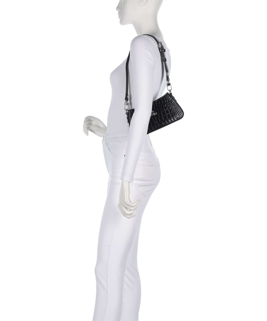 Vivienne Westwood Tasha Embossed Croc Shoulder bag black