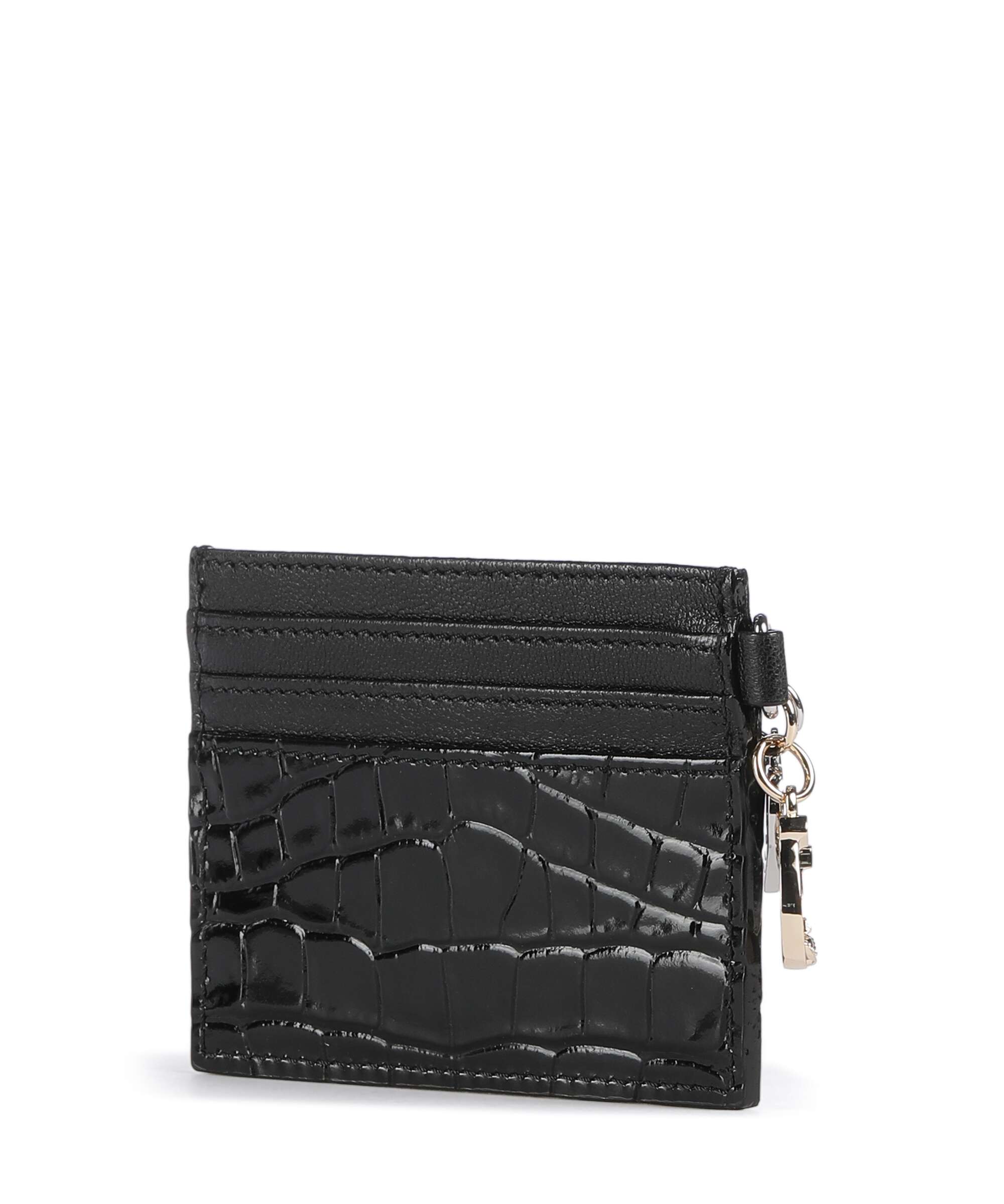 Vivienne Westwood Embossed Croc Credit card holder black