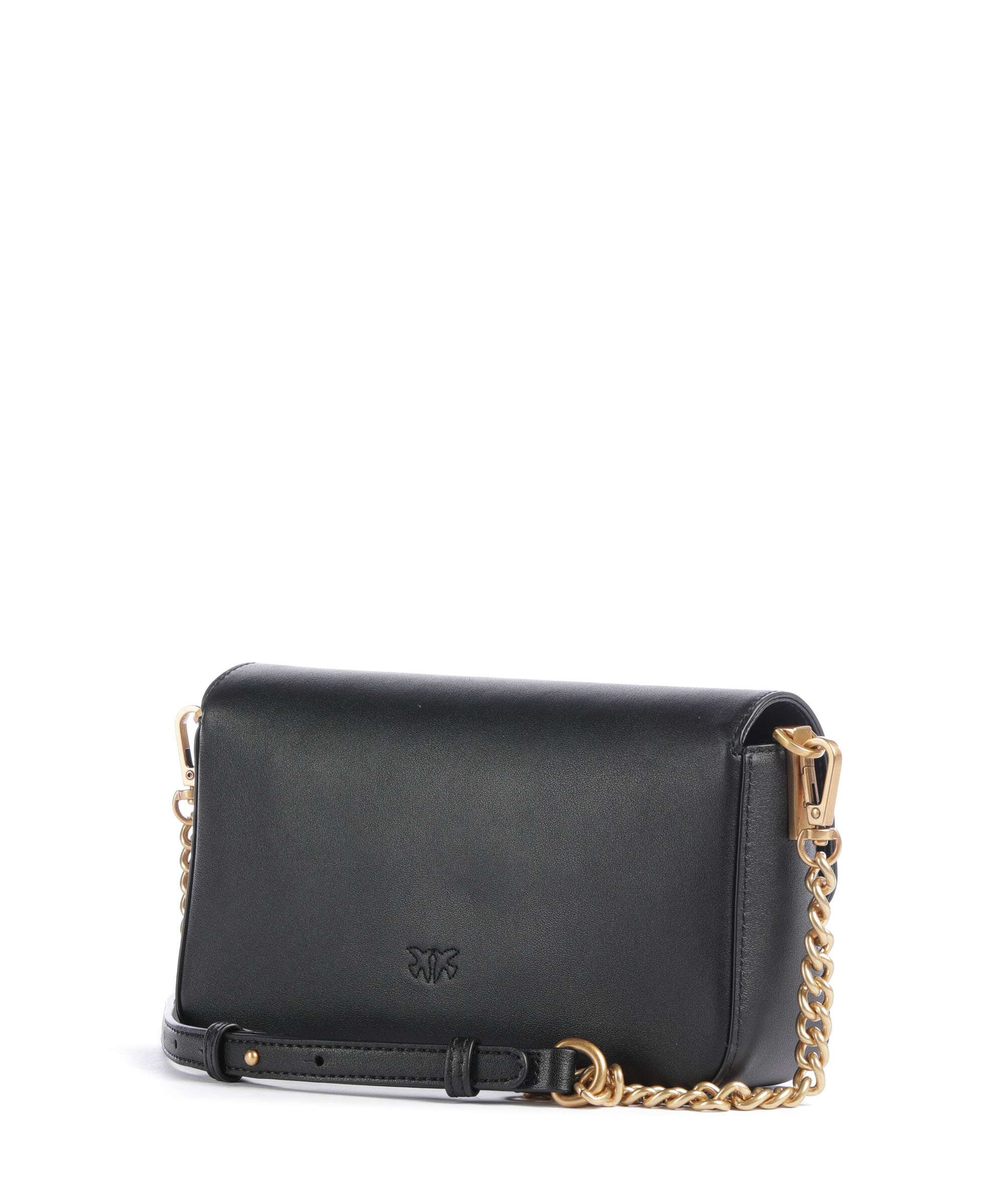 Pinko Love One Mini Slouchy Crossbody bag nero/antique gold