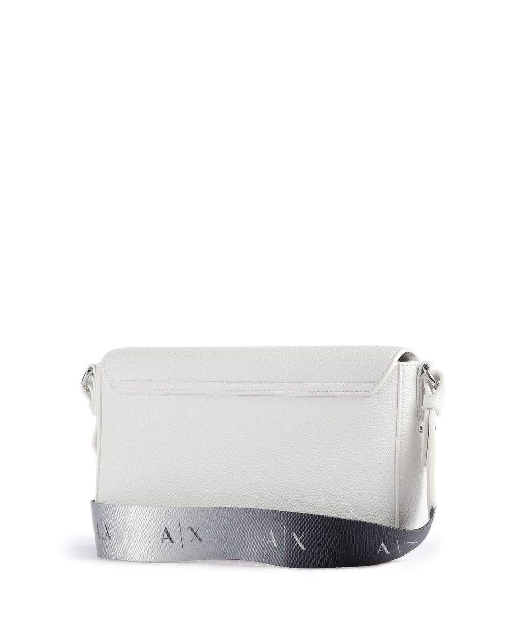 Armani Exchange Wave Crossbody bag bianco