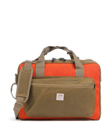 Filson Cordura Nylon Surveyor Pullmann Pack Ryggsäck väska dark tan/flame