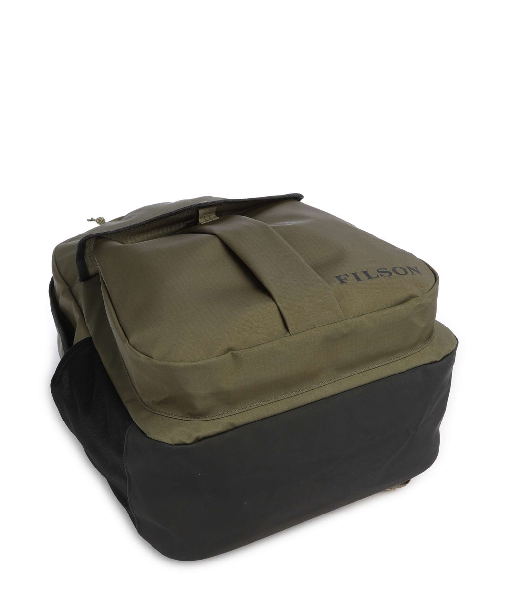 Filson Tin Cloth Backpack olive/black/covert