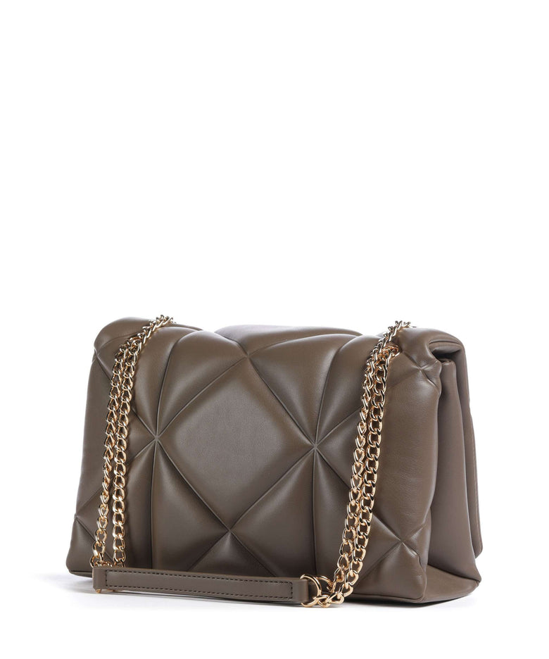 Love Moschino Embossed Q Shoulder bag mud