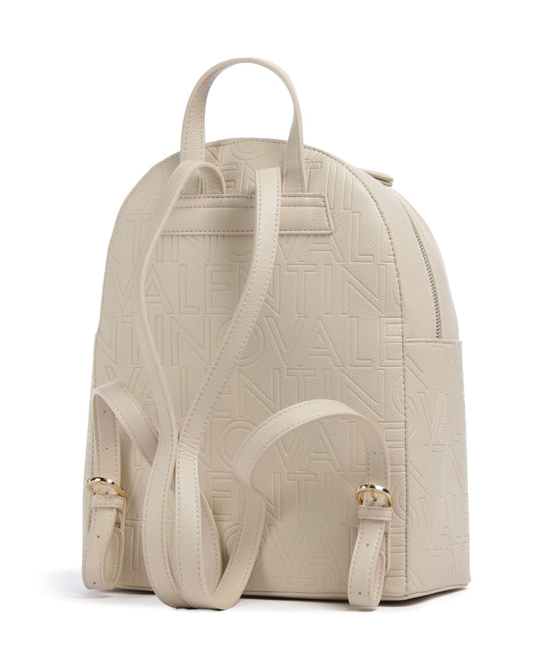 Valentino Bags Pansy Backpack ecru
