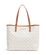 Valentino Bags Lady Re Shoppingväska bianco/cuoio