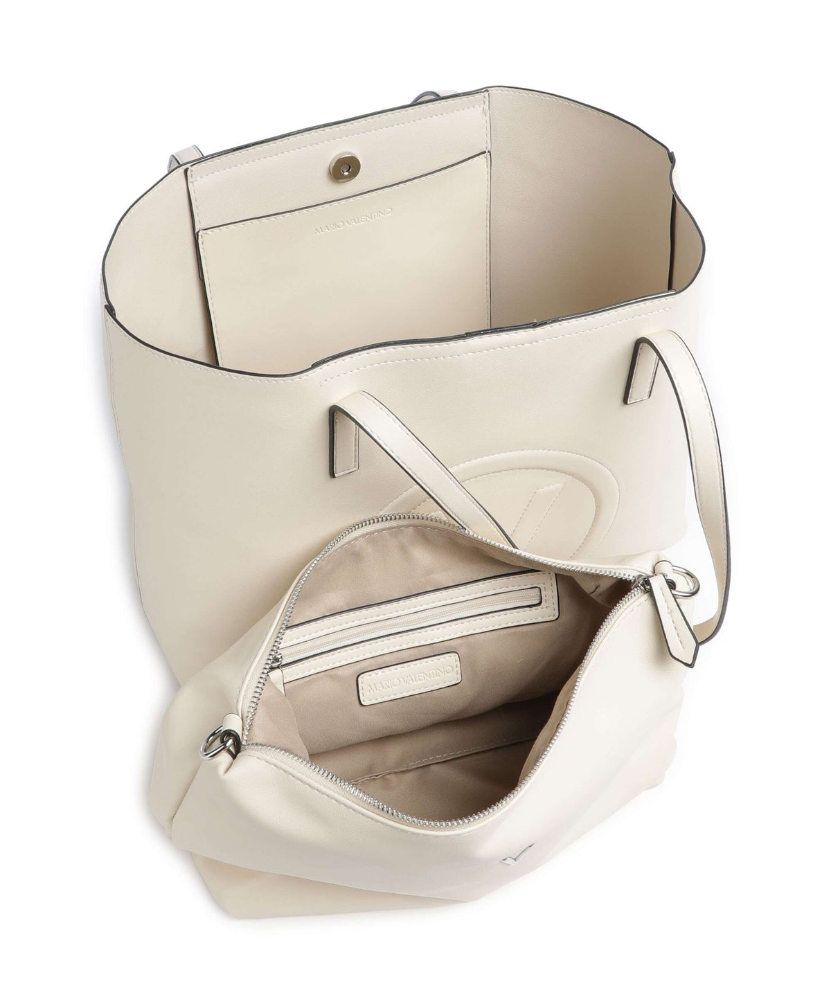 Valentino Bags Selena Re Tote bag ecru