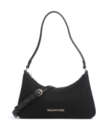 Valentino Bags Kelly Denim Axelremsväska nero