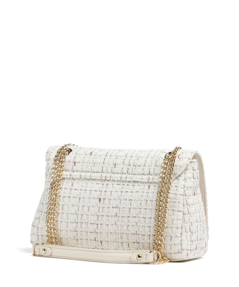 Valentino Bags Tweed Shoulder bag off white/multicolour