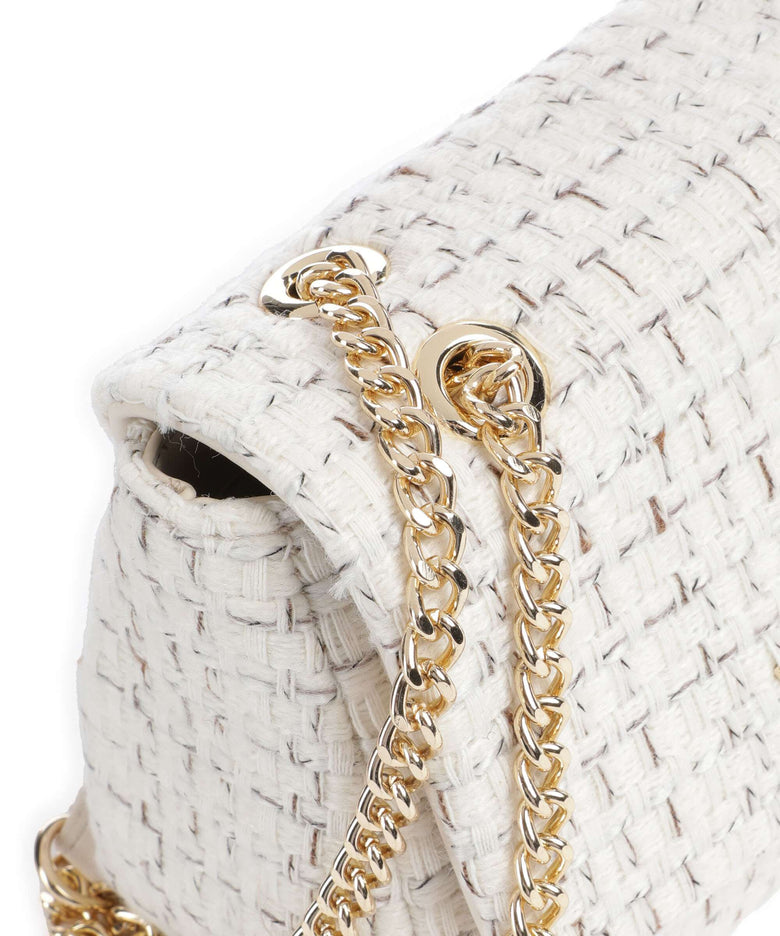 Valentino Bags Tweed Shoulder bag off white/multicolour