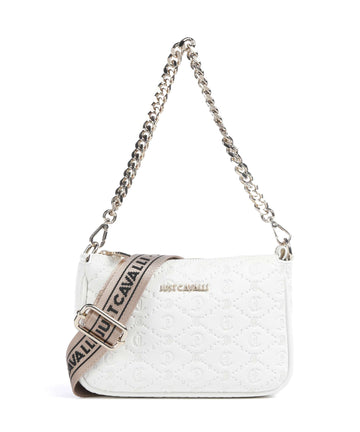 Just Cavalli All Over Gothic Axelremsväska white