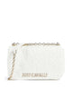 Just Cavalli Quilted Zebra Axelremsväska white