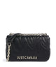 Just Cavalli Quilted Zebra Axelremsväska black