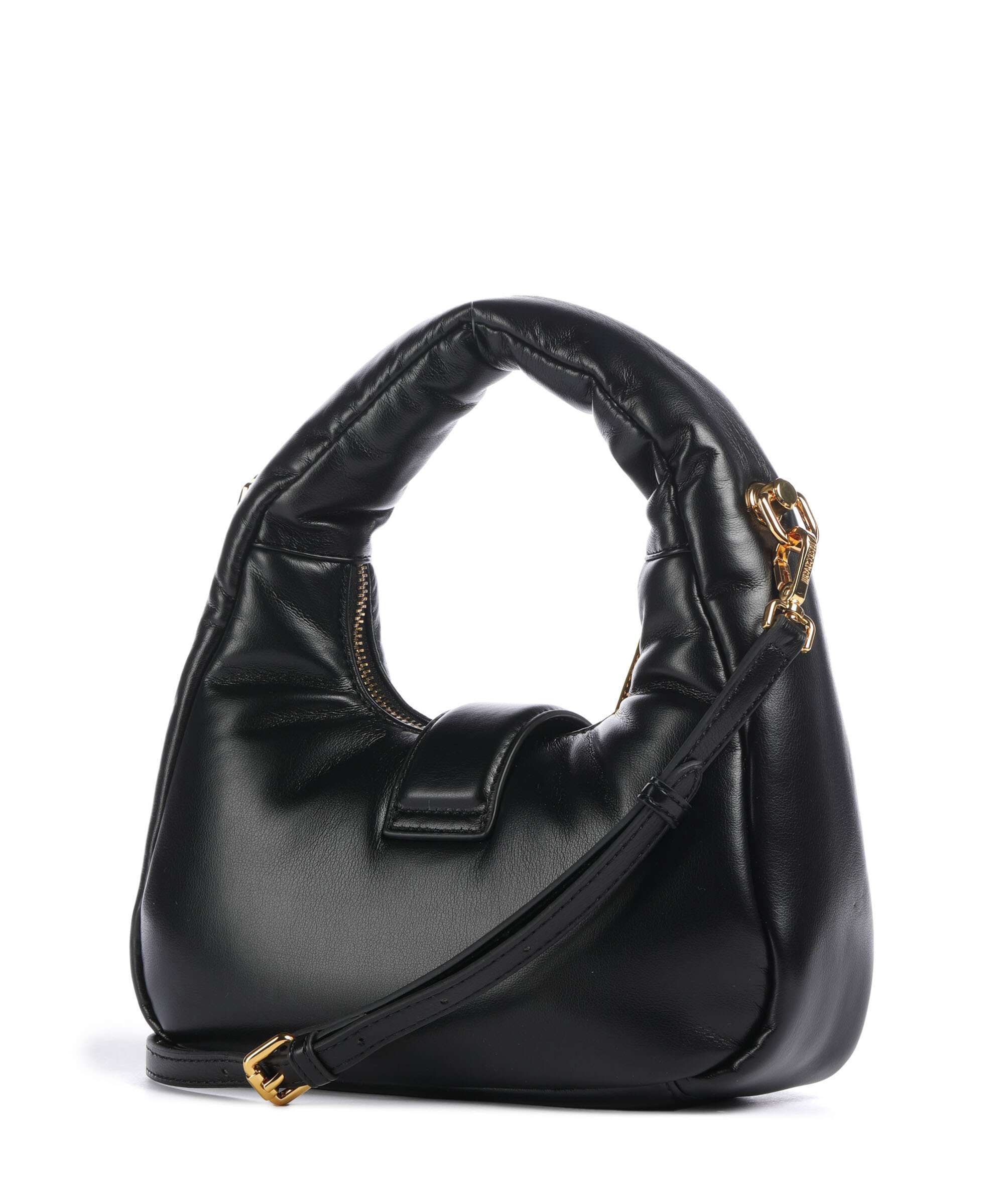 Just Cavalli Iconic Snakes Puffy Handbag black