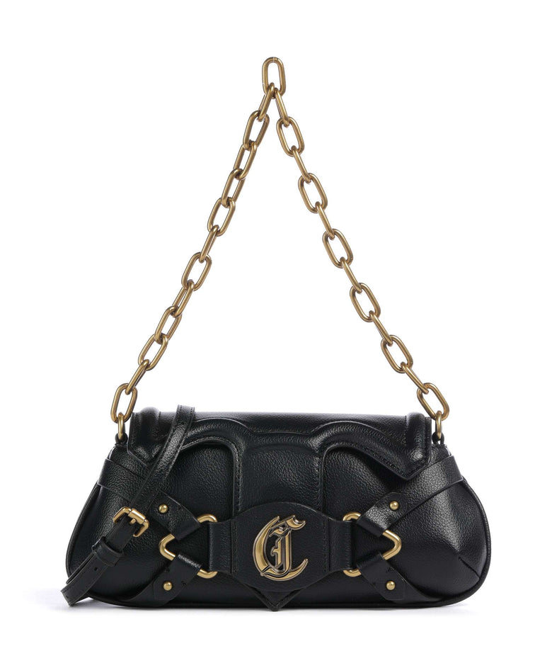 Just Cavalli Crossed Laces Shoulder bag black