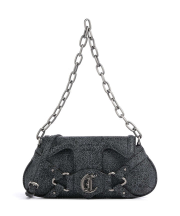 Just Cavalli Crossed Laces Axelremsväska black