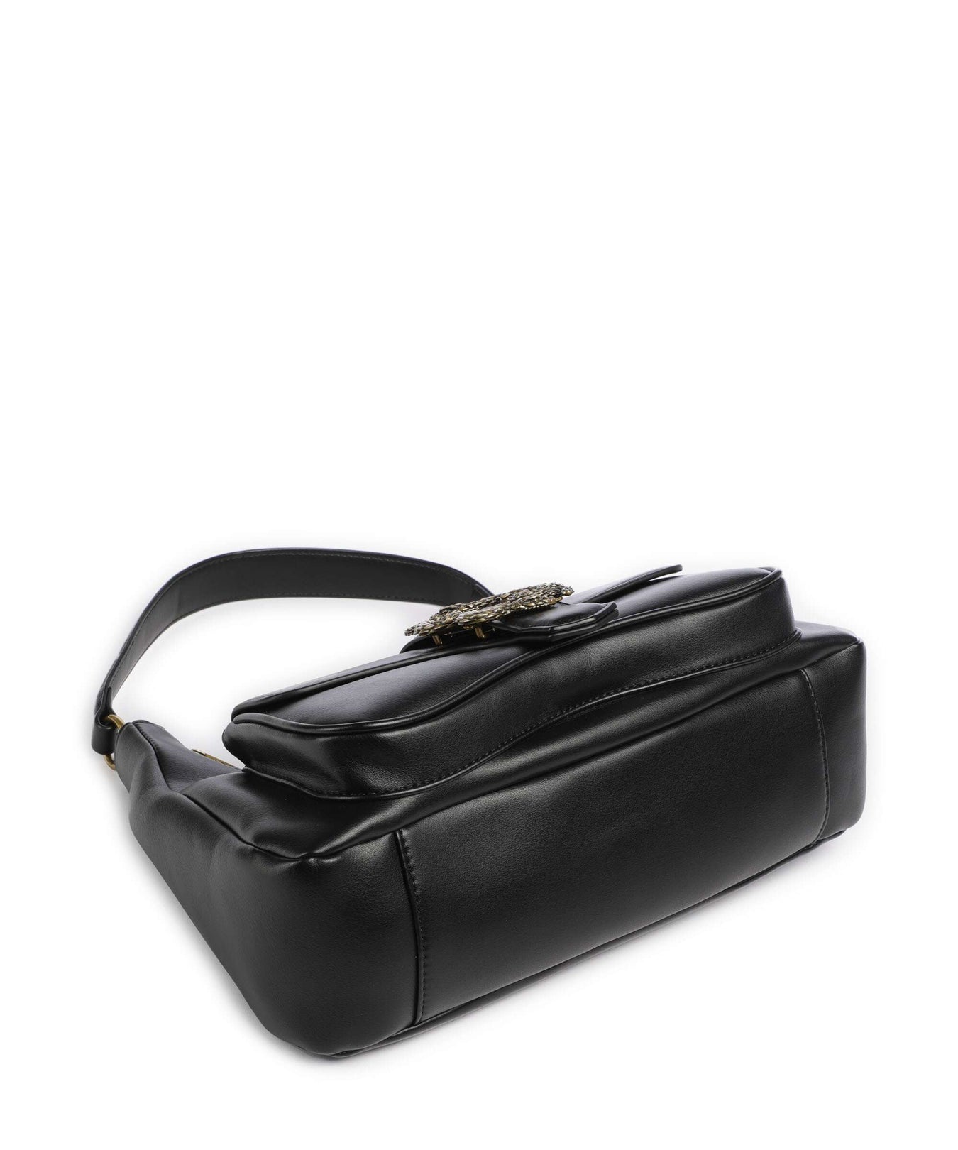 Just Cavalli Iconic Snakes Shoulder bag black