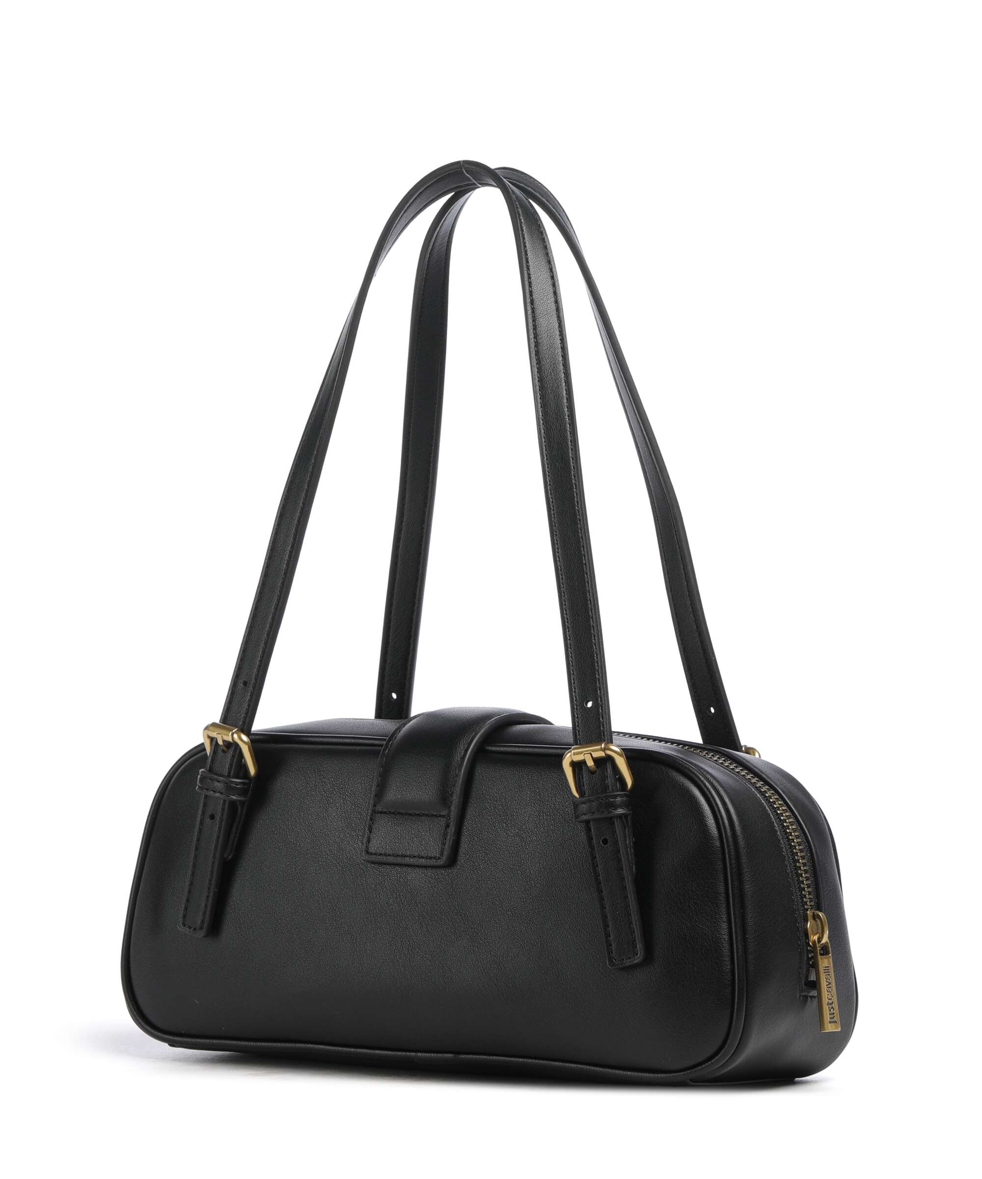 Just Cavalli Iconic Snakes Shoulder bag black