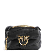 Pinko Love Puff Baby Axelremsväska nero/antique gold