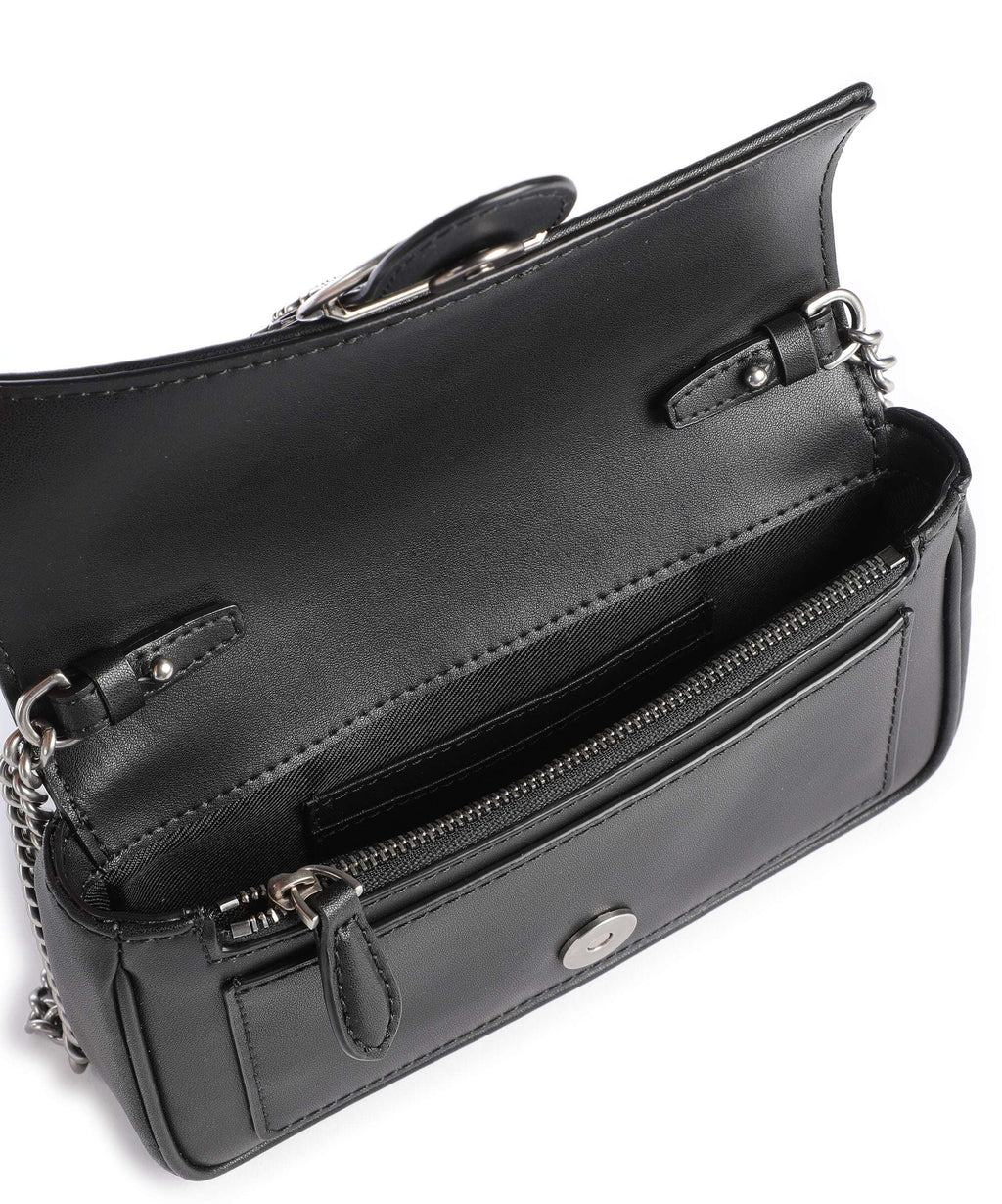 Pinko Love One Pocket Crossbody bag nero/old silver