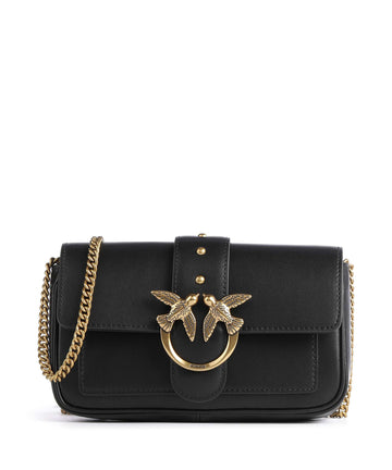 Pinko Love One Pocket Plånbok nero/antique gold